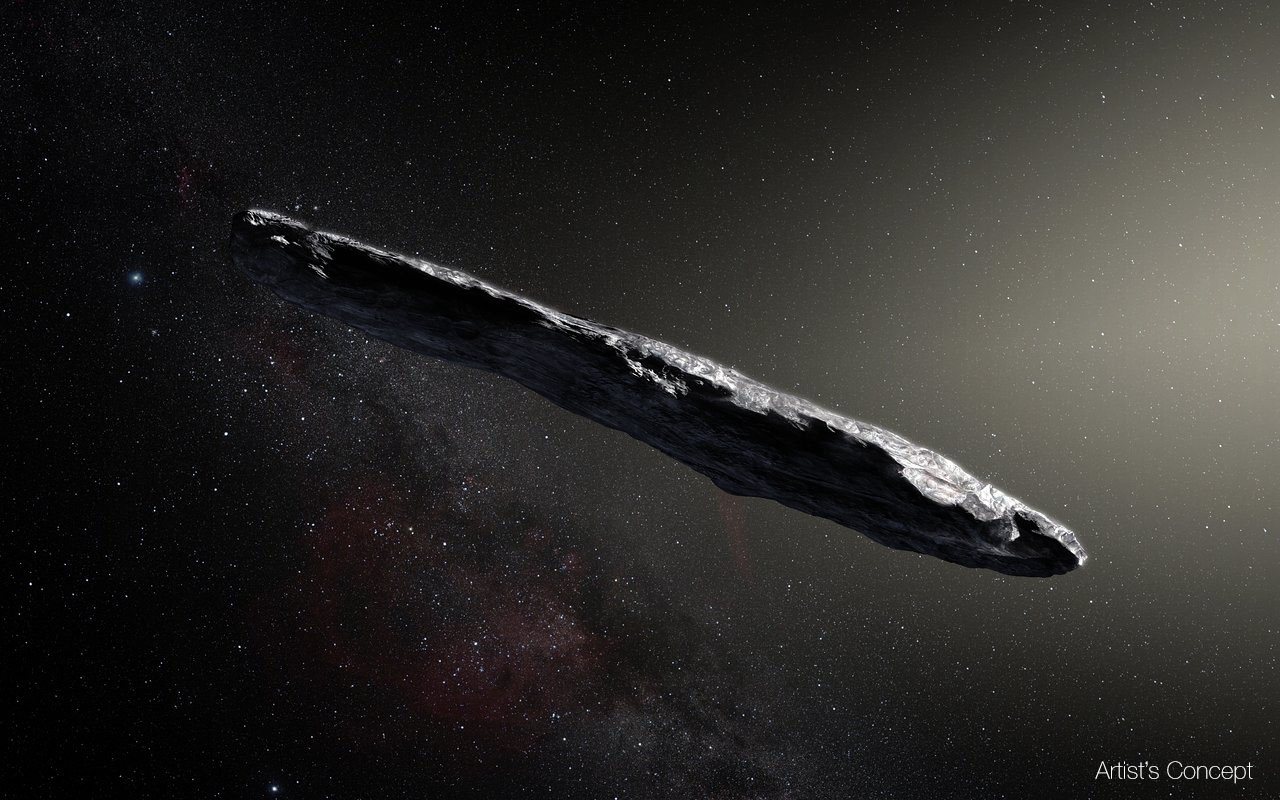 An interstellar visitor…