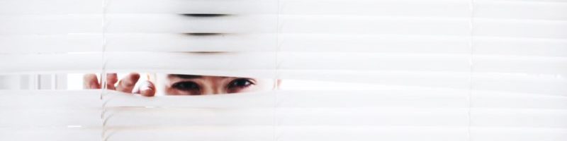 photography of person peeking